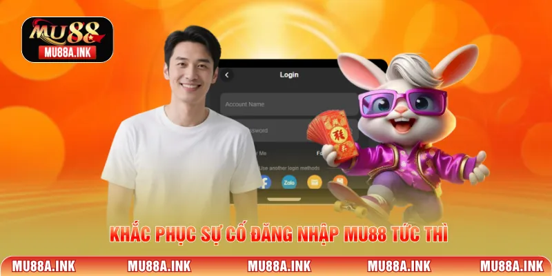 Khắc phục sự cố đăng nhập MU88 tức thì