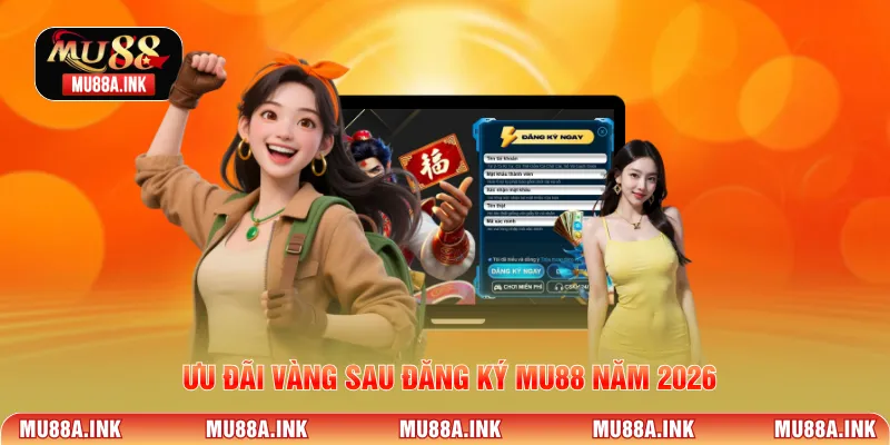 Ưu đãi vàng sau đăng ký MU88 năm 2026